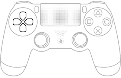 Download Playstation 4 Controller Outline Sketch Coloring Page