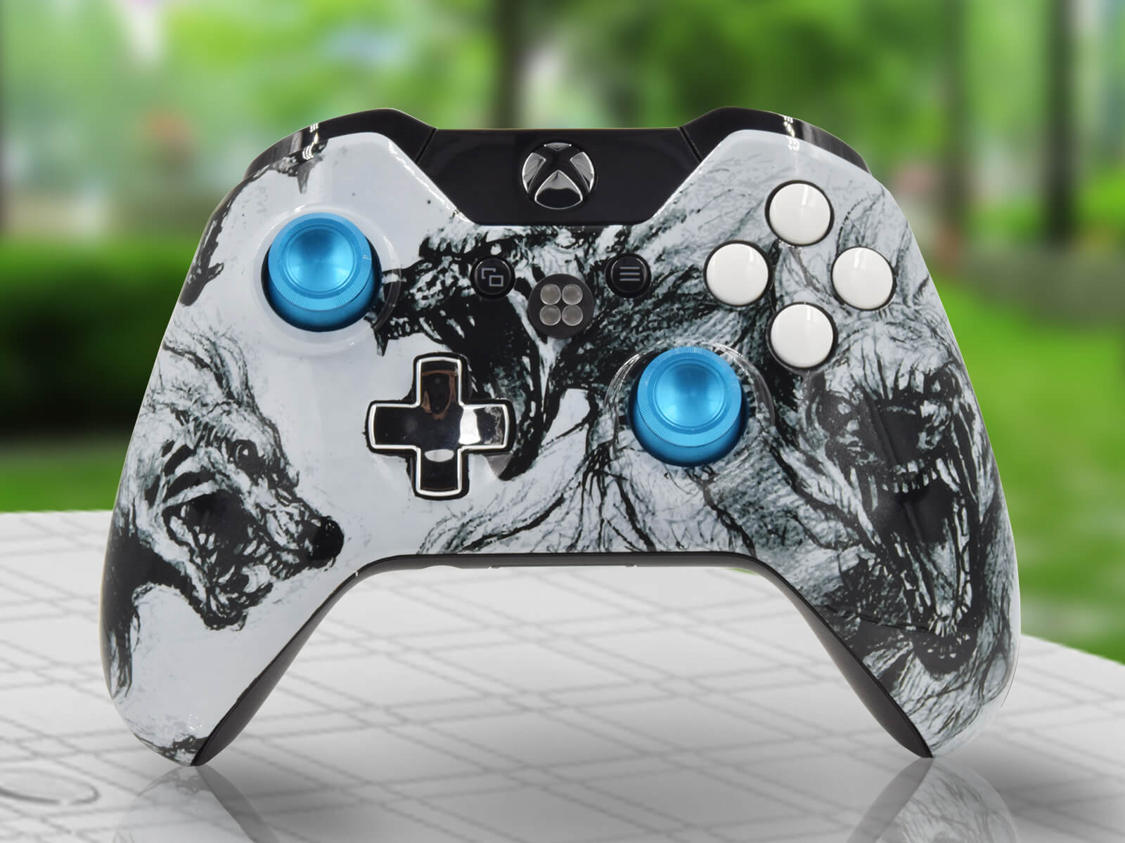 Modded Xbox One Controller Zombie Wolves